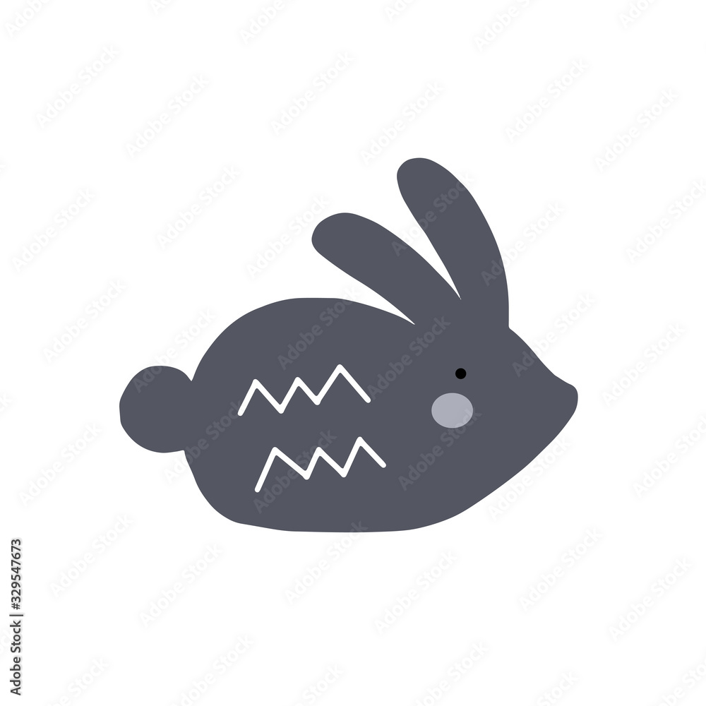 Cute cartoon animal vector illustration. Abstract icon for baby posters, art prints, fashion apparel or stickers. Cute cartoon animal vector illustration. Abstract icon for baby posters, art prints, fashion apparel or stickers.