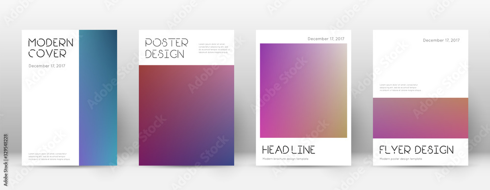 Flyer layout. Minimal grand template for Brochure,