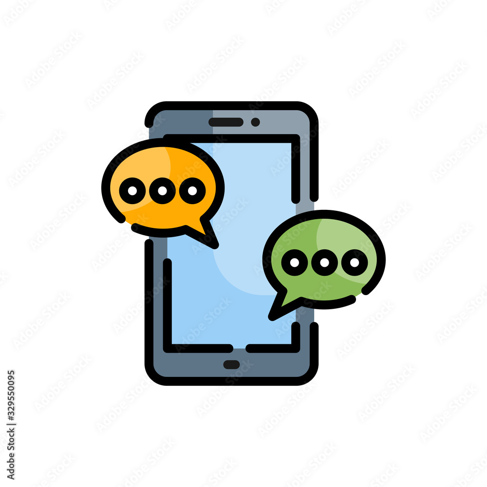 Mobile Communication Filled Outline Icon vector illustration Mobile Communication Filled Outline Icon vector illustration