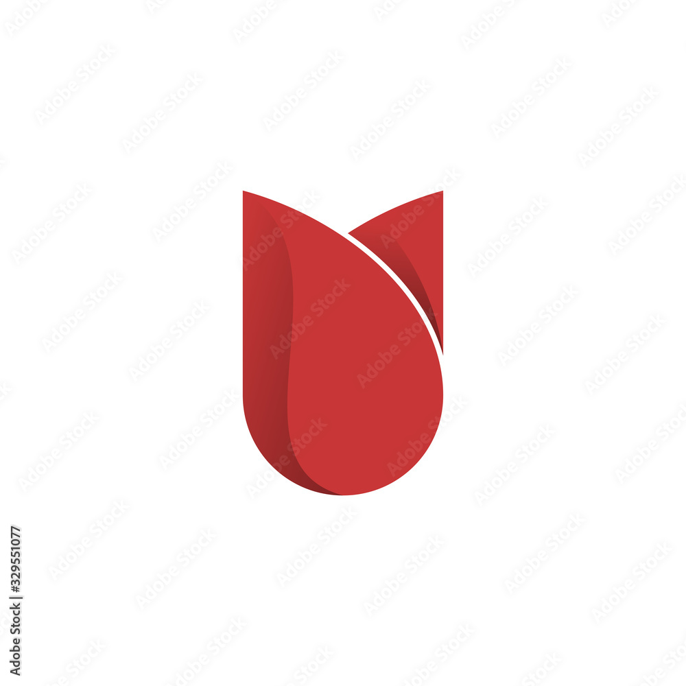 Fototapeta premium Abstract Flower Logo