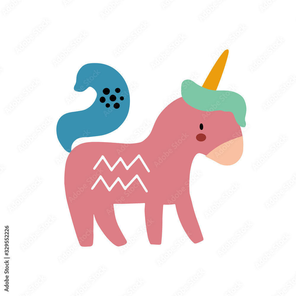 Cute cartoon animal vector illustration. Abstract icon for baby posters, art prints, fashion apparel or stickers. Cute cartoon animal vector illustration. Abstract icon for baby posters, art prints, fashion apparel or stickers.