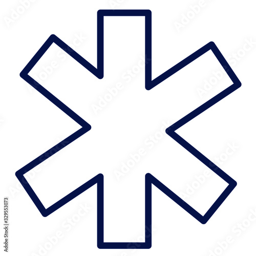 Krankenhaus, Hospital, Arzt Vector Icon Illustration