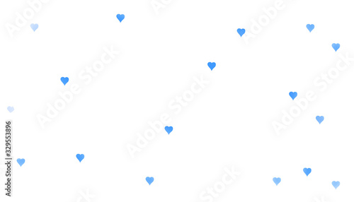 wall paper design with white background and small blue hearts for baby shower or fathers day