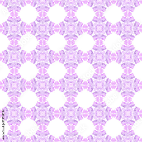 Mosaic seamless pattern. Purple imaginative boho 