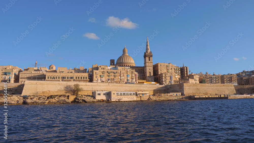 Rinella Bay in Kalkara on Malta - travel photography Rinella Bay in Kalkara on Malta - travel photography