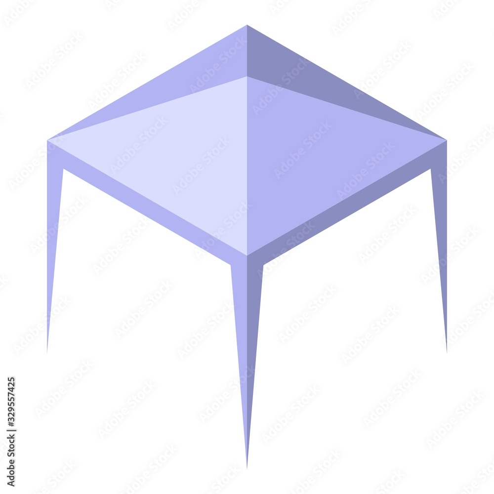 Wedding gazebo icon. Isometric of wedding gazebo vector icon for web design isolated on white background Wedding gazebo icon. Isometric of wedding gazebo vector icon for web design isolated on white background