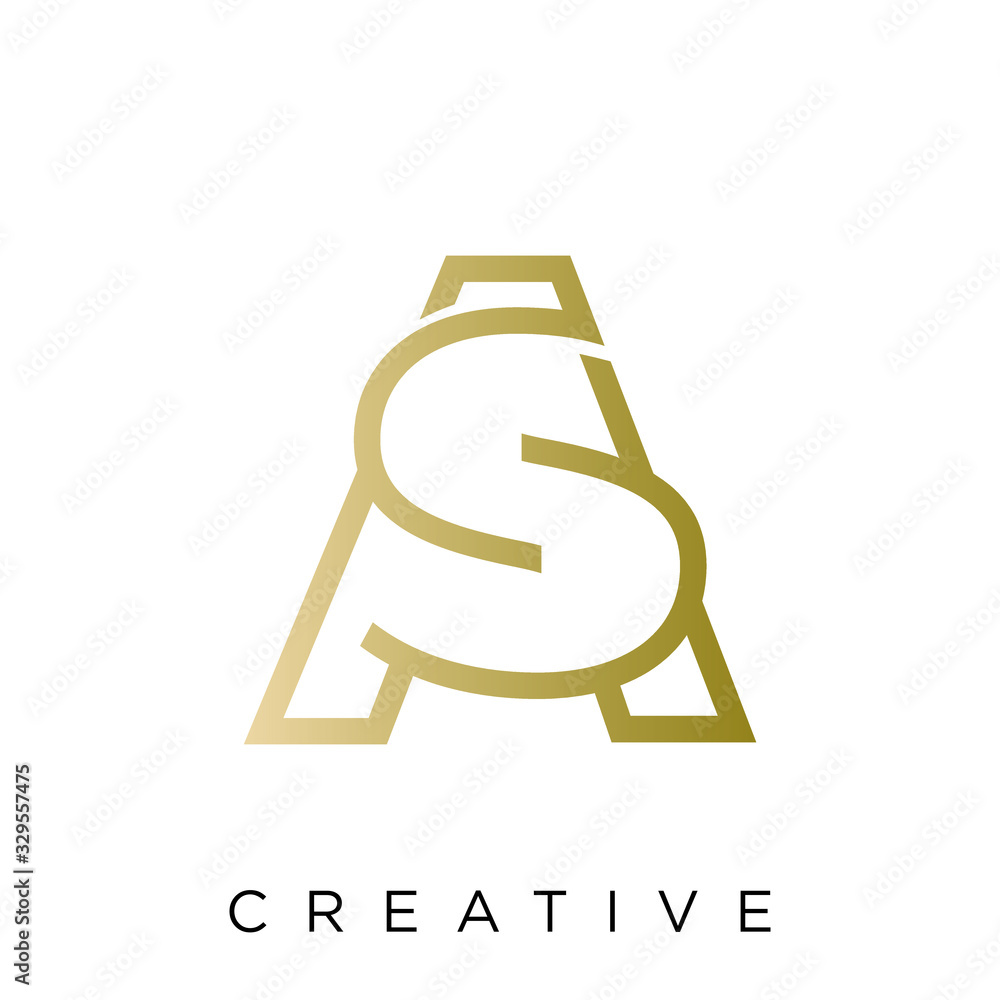 sa logo design vector Stock Vector | Adobe Stock