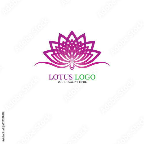 Beauty Vector lotus icon