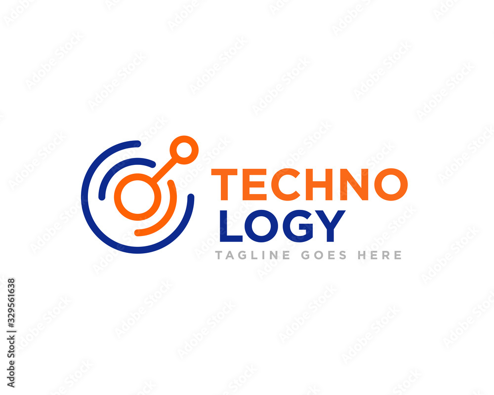 Technology Logo Icon Design Vector