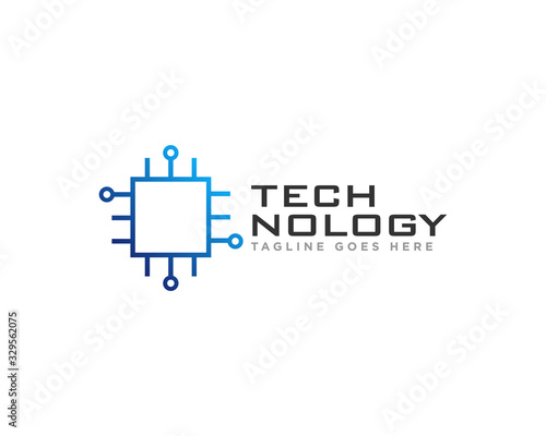 Technology Logo Icon Design Vector