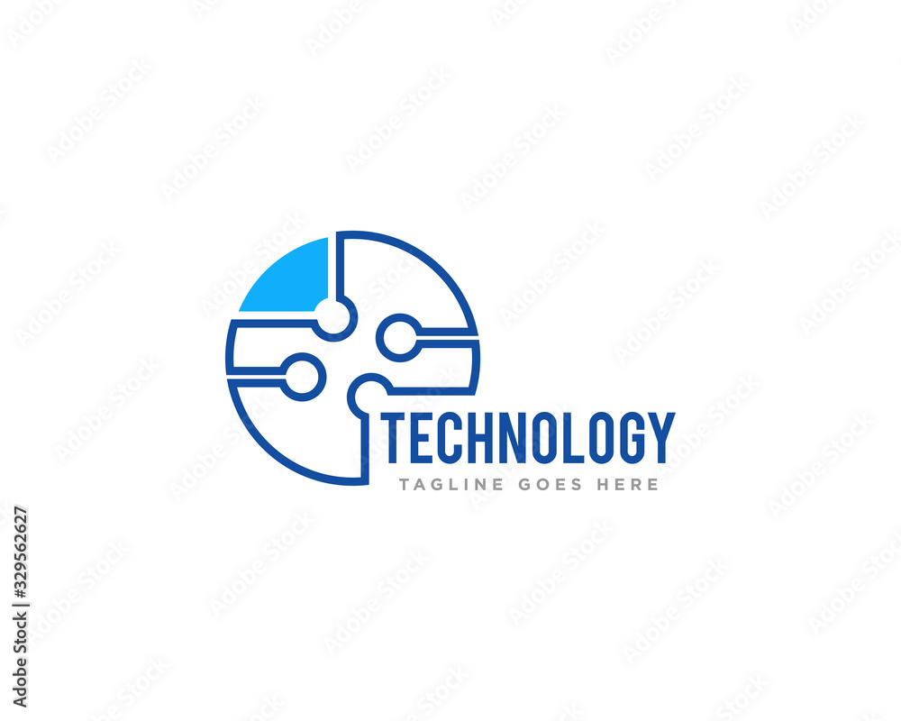 Technology Logo Icon Design Vector Technology Logo Icon Design Vector