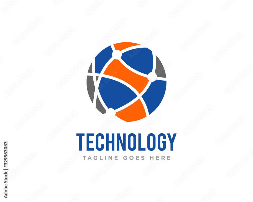 Technology Logo Icon Design Vector Technology Logo Icon Design Vector