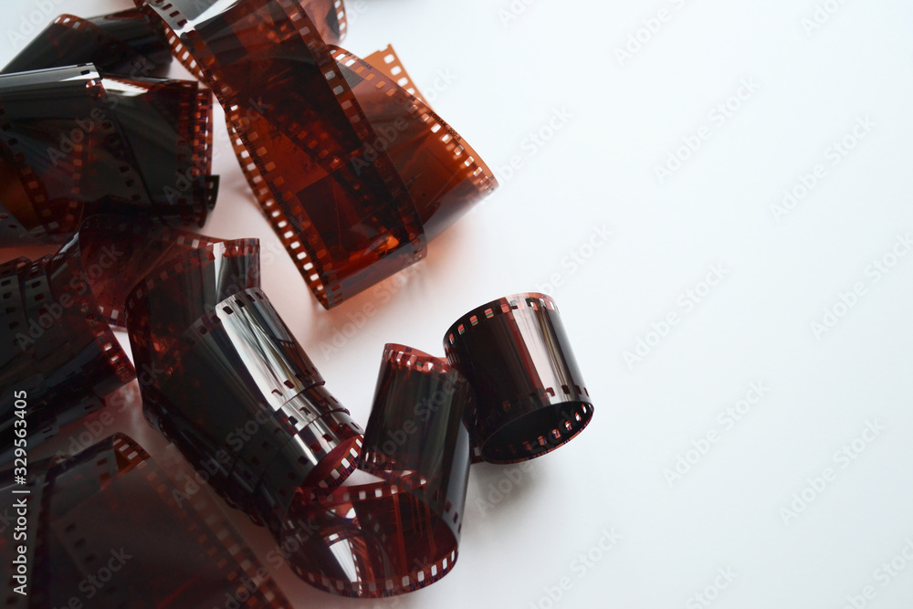 isolated role of 35 mm negative film