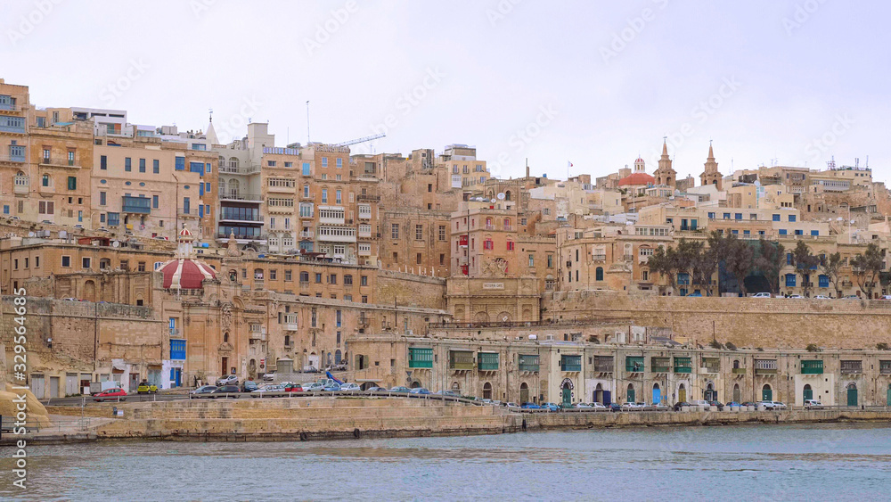 View over the skyline of Valletta - travel photography
