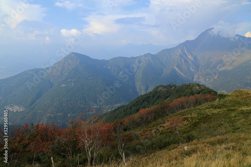 Bergamasque Alps, view from Mt. Muggio, Bergamasque Alps, Italy photo