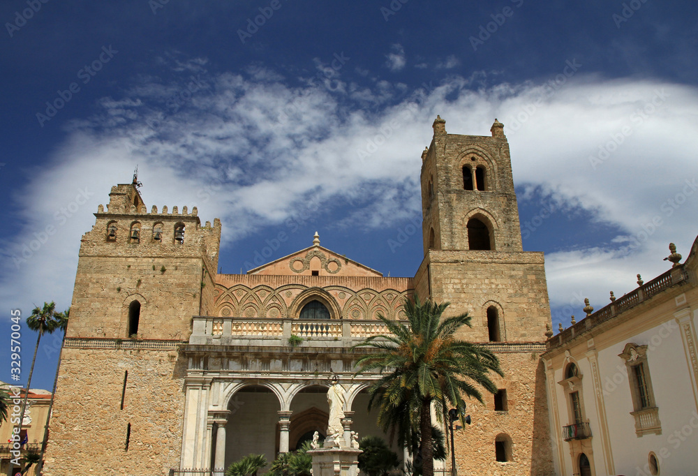Monreale Cathedral, church in Monreale, Metropolitan City of Palermo, Sicily, southern Italy