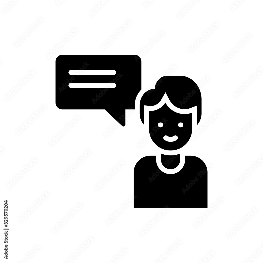 Consulting Glyph Icon vector illustration Consulting Glyph Icon vector illustration