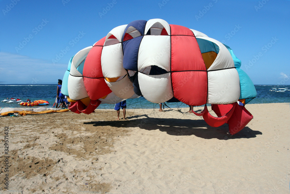 Obraz premium lifeguard on the beach