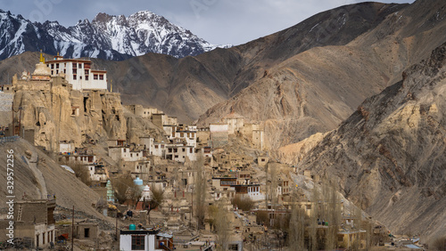 Lamayuru or Yuru Monastery is a Tibetan Buddhist monastery in Lamayouro, Leh district, Ladakh,Jammu and Kashmir, India photo