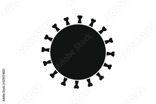 Coronavirus Covid 19 Vektor Silhouette