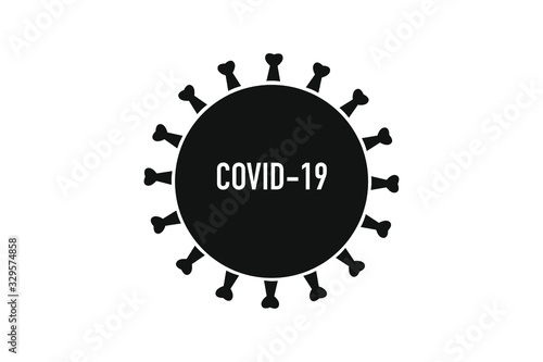 Coronavirus Covid 19 Vektor Silhouette