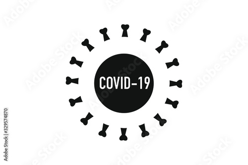 Coronavirus Covid 19 Vektor Silhouette