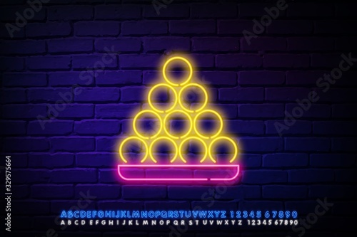 sketch of Indian sweets neon vector icon. An isolated element of the illustration from India concept. Editable bright vector Indian sweets and text on a dark background photo