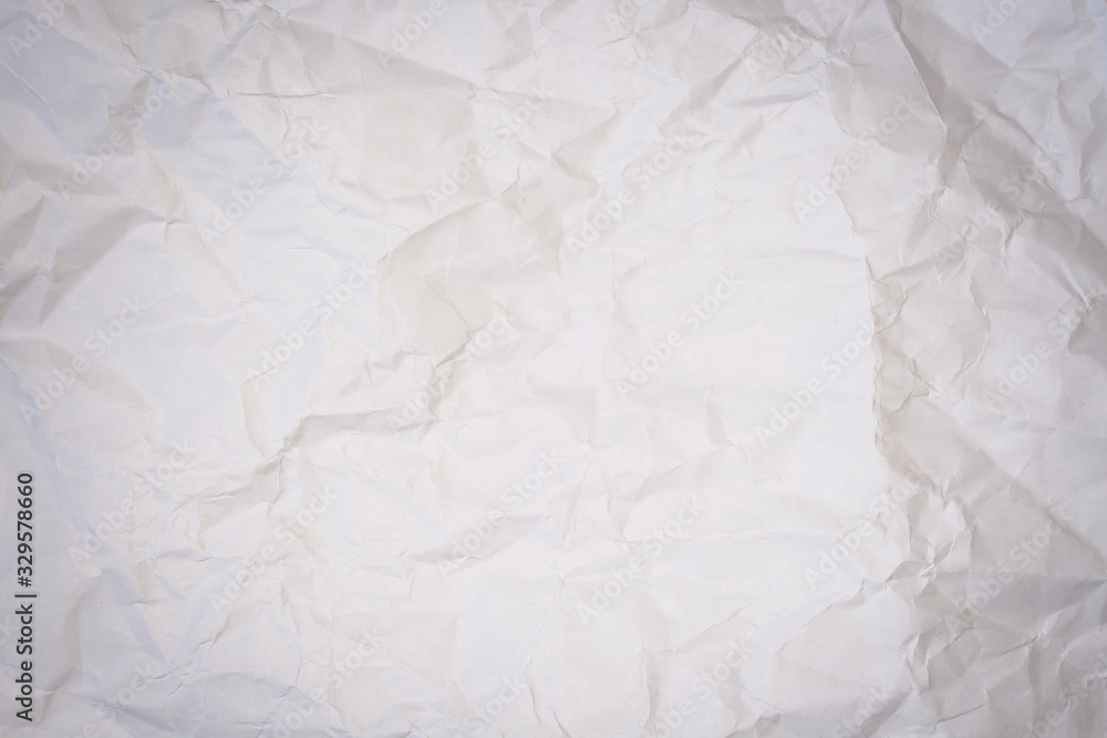 Obraz premium wrinkled white paper folio