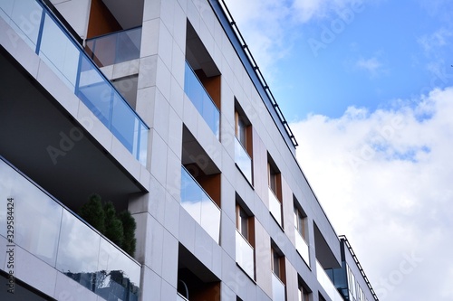 Wallpaper Mural Modern European residential apartment buildings quarter.  Torontodigital.ca