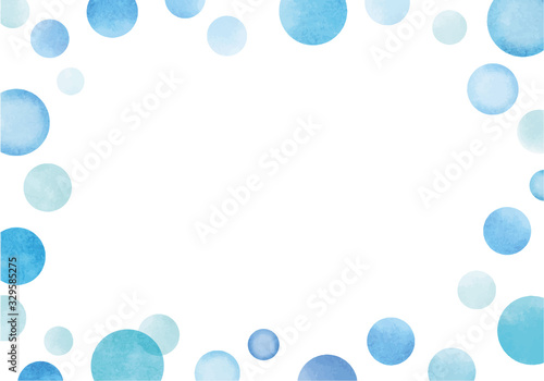 水彩風雫のフレーム