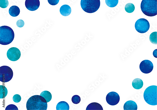 水彩風雫のフレーム