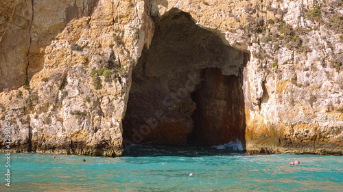 Popular landmark on the Island of Gozo - the Inland Sea - travel photography