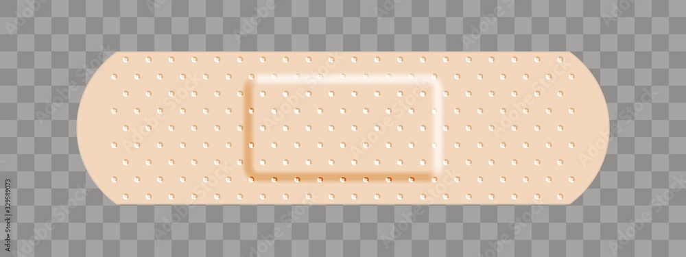 Beige adhesive bandage sticker mock up Beige adhesive bandage sticker mock up
