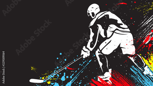 Photography Hockeyl player