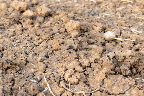 Cracked ground from rural droughts and water shortages