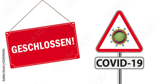 Wegen Coronavirus geschlossen