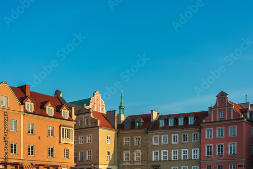 POZNAN, POLAND - September 2, 2019: Antique building view in Old Town Poznan, Poland