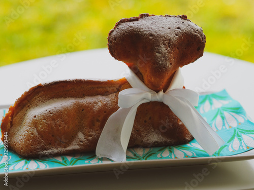 Easter Czech traditions - sweet baked Beránek