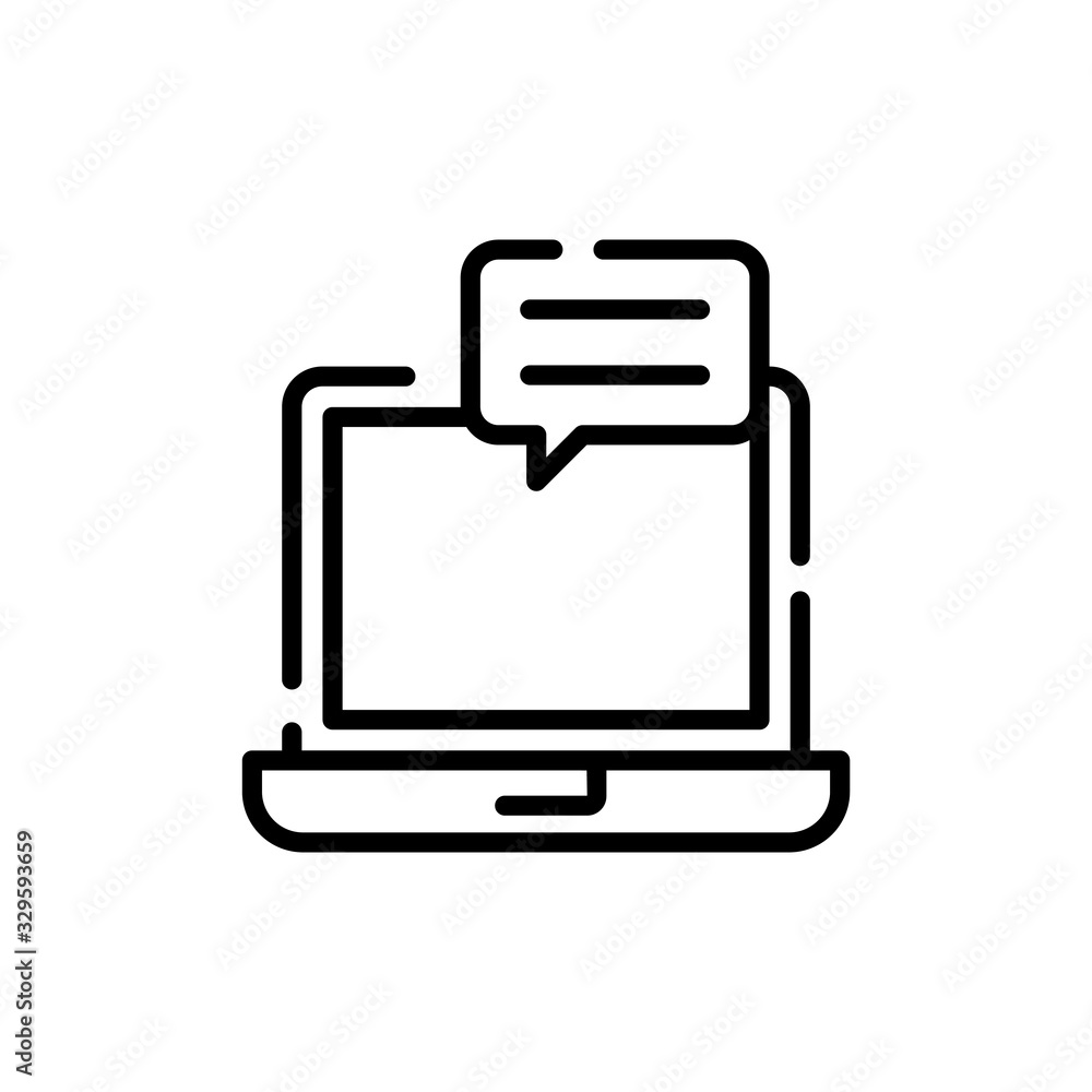 Consultation Line Icon vector illustration. Consultation Line Icon vector illustration.