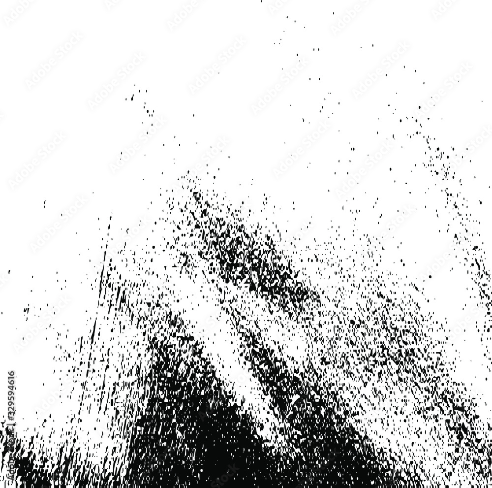 Fototapeta premium Rough black and white texture vector. Distressed overlay texture. Grunge background. Abstract textured effect. Vector Illustration. Black isolated on white background. EPS10.