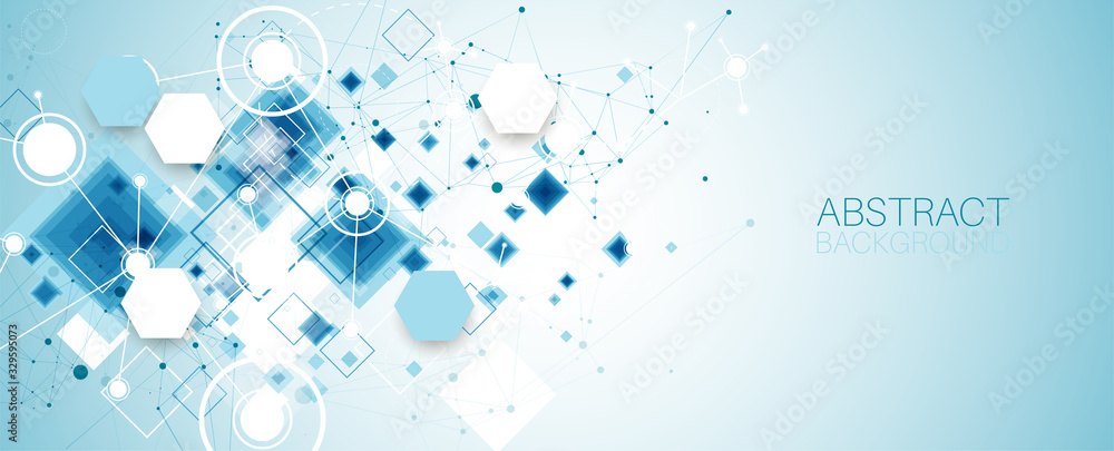 Template for science and technology presentation. Plexus style background. Template for science and technology presentation. Plexus style background.