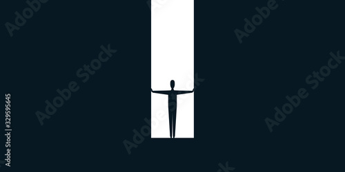 Widening New Possibilities, Hope - Overcome Business Problems, Solution Finding, Vector Concept
