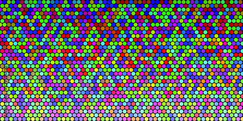 Colorful dots pattern abstract vector on gradient background.