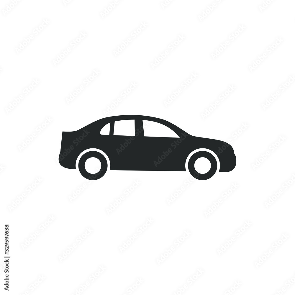 Car Icon vector sign isolated for graphic and web design. Car transportation symbol template color editable on white background. Car Icon vector sign isolated for graphic and web design. Car transportation symbol template color editable on white background.
