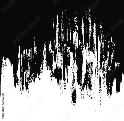 Dark grunge urban texture vector. Distressed overlay texture. Grunge background. Abstract obvious dark worn textured effect. Vector Illustration. Black isolated on white. EPS10.