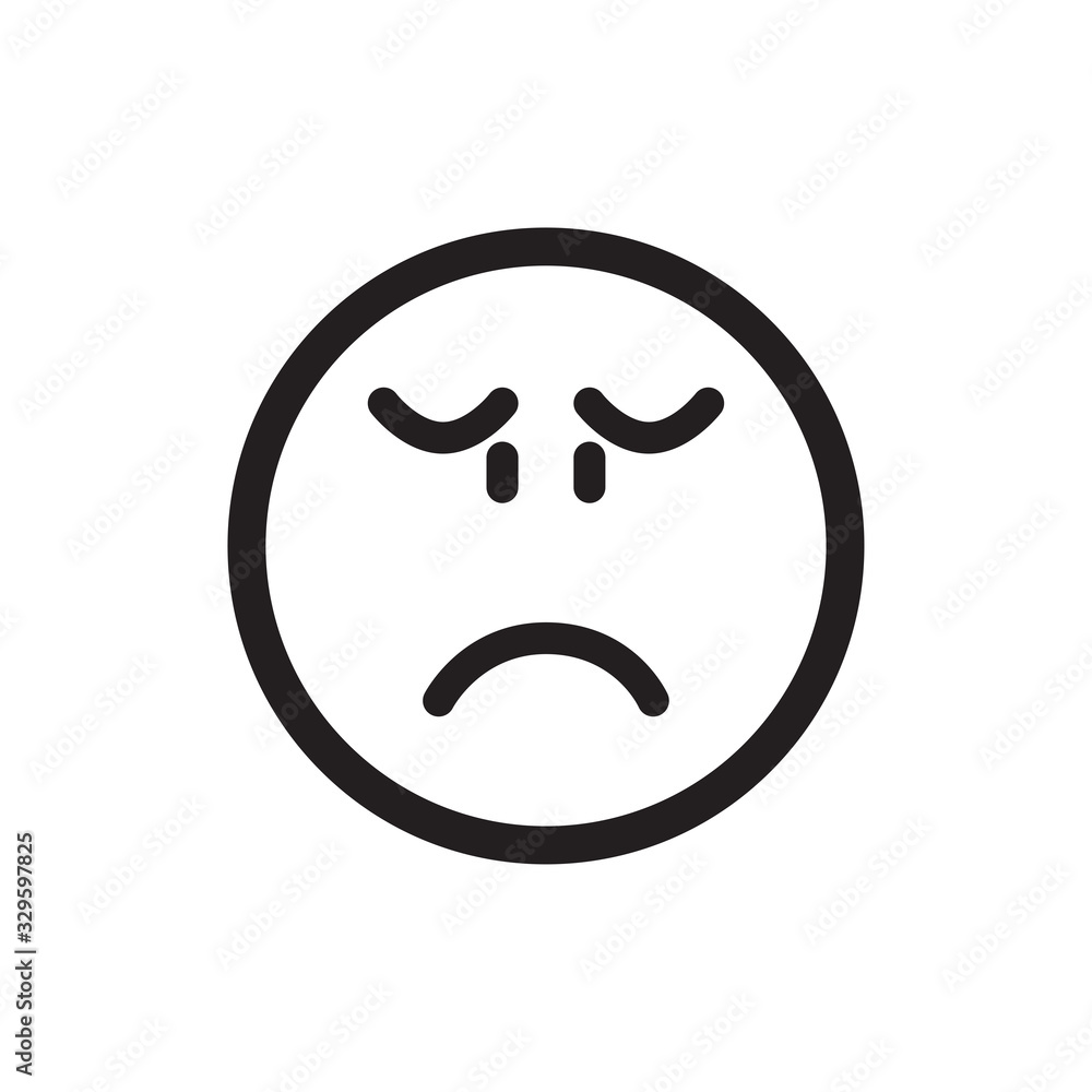 Fototapeta premium emotion icon in trendy flat style 