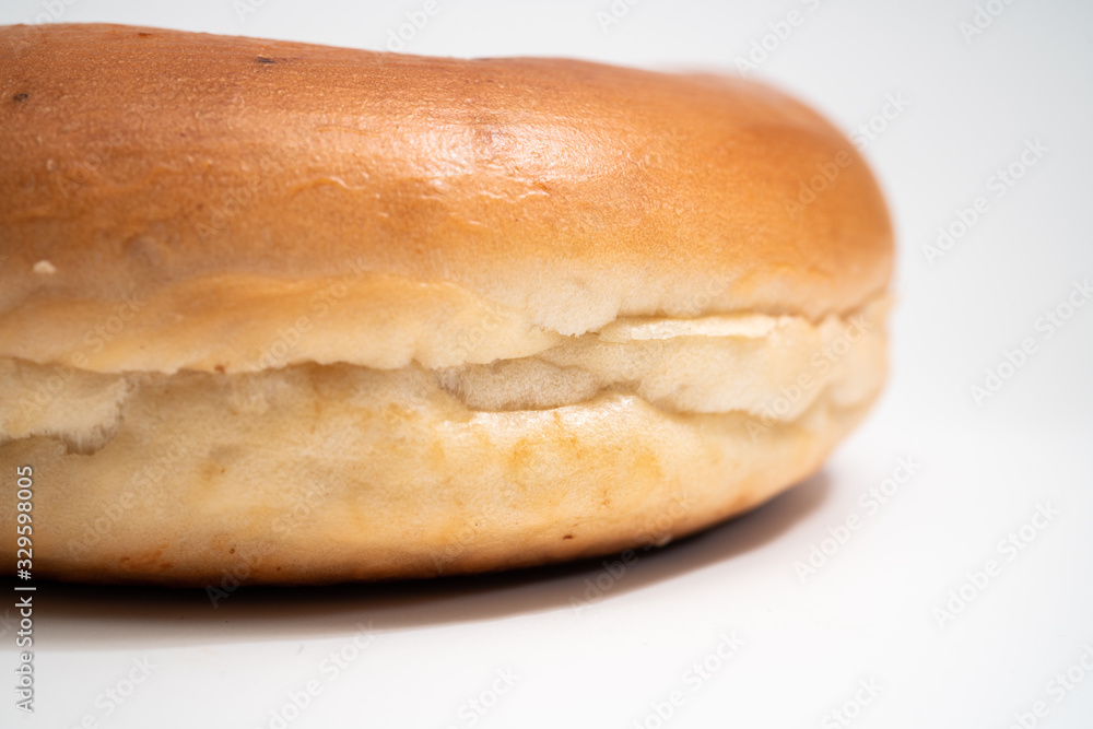 Fresh Bagel Isolated on a White Background Fresh Bagel Isolated on a White Background