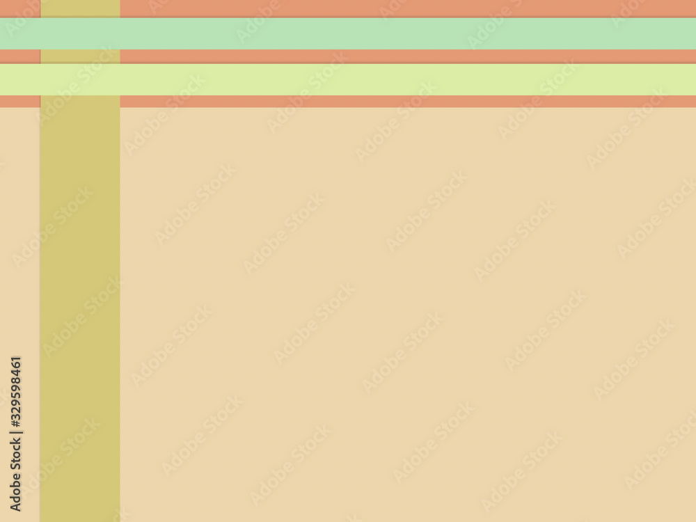 Fototapeta premium 2D illustrated template : Pastel stripes