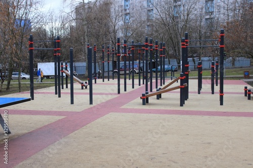 Wallpaper Mural New playground for sports. Moscow. Russia. Torontodigital.ca