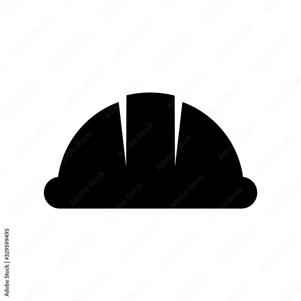 Helmet icon, logo isolated on white background Helmet icon, logo isolated on white background